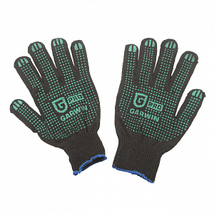 GARWIN PRO PGT-020 Перчатки 10 класс (6) с ПВХ, черные GARWIN PRO