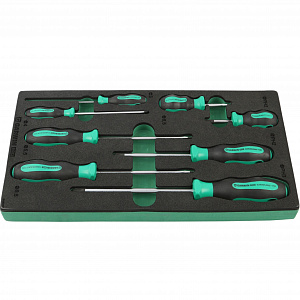 GARWIN PRO 646255 Набор отверток стандартных 8 пр. в ложементе EVA