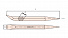 GARWIN INDUSTRIAL GSS-YQB04 Лом заостренный шестигранный искробезопасный 20х500 мм-4004