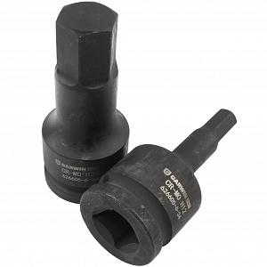GARWIN PRO 626605-6-34 Набор ударных шестигранников 3/4" HEX 6 пр. 12-24 мм, 100 мм
