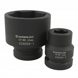 GARWIN PRO 626556-1 Набор ударных головок 1" 15 пр. 22-60 мм