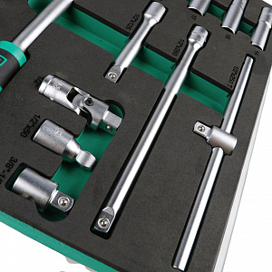GARWIN PRO 646065 Набор торцевых головок 1/2" 31 пр. в ложементе EVA