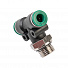 GARWIN PRO 808520-Т-6-6-14 Фитинг цанговый Т-тройник М1/4" 6 мм, с уплотнением, пластм. корпус-4004