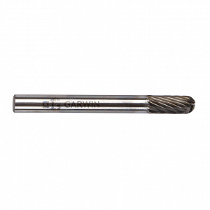GARWIN INDUSTRIAL 900559-6*16*60 Борфреза цилиндрическая с закругленным концом 6*16*60 мм, VHM, SC, форма C (серия 900559)