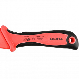 Licota AKD-V003 Нож электрика для снятия изоляции VDE 1000В, с секторными жилами