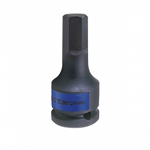 Насадка (бита) ударная торцевая 3/4", HEX, 14 мм, L = 87 мм KING TONY 601514M