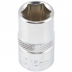 Licota N4015 Головка, 1/2", 15 мм, торцевая, 6-гранная