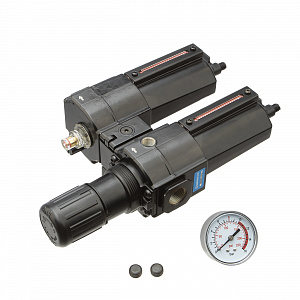 GARWIN INDUSTRIAL 807670-12-5 Модульная группа для подготовки воздуха с регулятором давления и манометром, 1/2", 5 мкм, усиленная - макс.давление 16 б