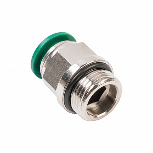 GARWIN PRO 808520-10-38-1 Фитинг цанговый М3/8" 10 мм, с уплотнением, метал. корпус