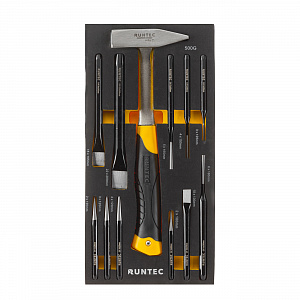 RUNTEC RT-HT313PR12 Тележка инструментальная 12 полочная Performance с комплектом инструмента, 313 предметов