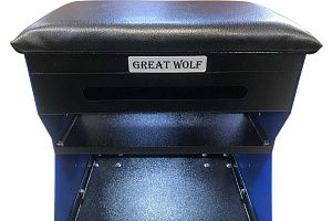 Подкатной ремонтный стул Great Wolf синий GWT-B1