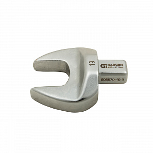 GARWIN INDUSTRIAL 505570-19-9 Насадка для динамометрического ключа рожковая 19 мм, с посадочным квадратом 9х12