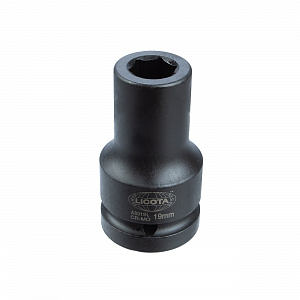 Licota A8019L Головка, 1", 19 мм, торцевая, 6-гранная, ударная, глубокая