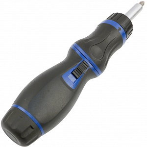 Licota ARD-12K04 Отвертка трещоточная с поворотной ручкой и сменными вставками 1/4", 9 пр.