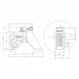 GARWIN INDUSTRIAL 540511-3 Гайковёрт гидравлический с приводным квадратом 1”; 436-4364 Нм