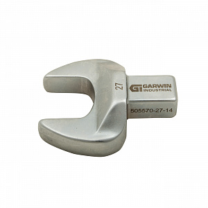 GARWIN INDUSTRIAL 505570-27-14 Насадка для динамометрического ключа рожковая 27 мм, с посадочным квадратом 14х18