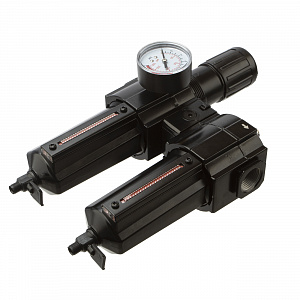GARWIN INDUSTRIAL 807670-34-5 Модульная группа для подготовки воздуха с регулятором давления и манометром, 3/4", 5 мкм, усиленная, макс.давление 16 ба