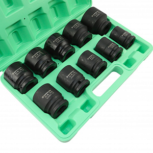 GARWIN PRO 626551-10 Набор ударных головок 3/4", 56 мм, 10 пр., 24-46 мм