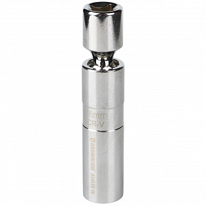 GARWIN PRO A14535-16 Головка, 3/8", 16 мм, торцевая, 12-гранная, глубокая, шарнирная, свечная