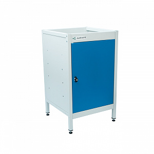 GARWIN PRO MST-T-7035-5015 Тумба с дверцей Standart, без крышки, светло-серый каркас, светло-синяя дверца, 7035+5015