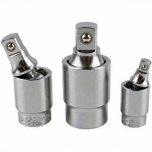 GARWIN PRO 615100 Набор карданов шаровых 1/4", 3/8", 1/2", 3 пр.