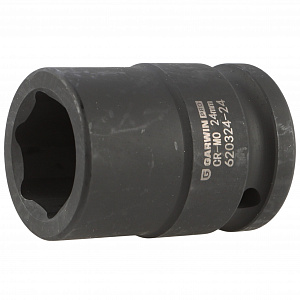 GARWIN PRO 620324-24 Головка, 3/4", 24 мм, торцевая, 6-гранная, ударная