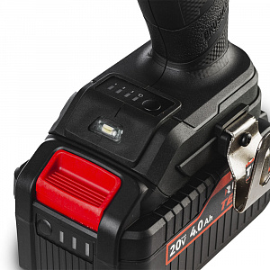 RUNTEC RT-IW300T Гайковерт ударный аккумуляторный RUNTEC TECHNIC 1/2", 20В, 2*4Ач, 300Нм