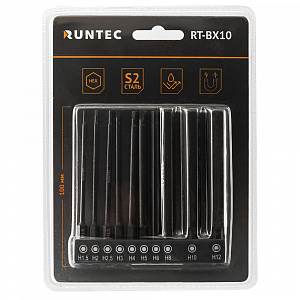 RUNTEC RT-BX10 Набор бит Runtec HEX 10 предметов
