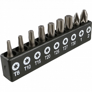 GARWIN PRO 632503 Набор бит 1/4" 25 мм на держателе TORX, PZ