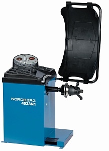 Станок балансировочный с автоматическим вводом 2х параметров, лазером и автостопом (синий) NORDBERG 4523N1(B)