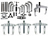 Licota ATB-GPL47PCS Комплект съемников с передвижными захватами (америк. Тип) 47 предметов-4004